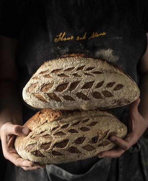Bread and pastries at Café Stoor